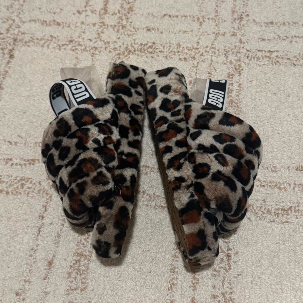 UGG Leopard Slippers - Picture 2 of 4